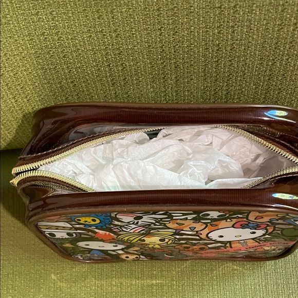 tokidoki Small Cosmetics bag - Brown and Multicolor - Picture 4 of 6